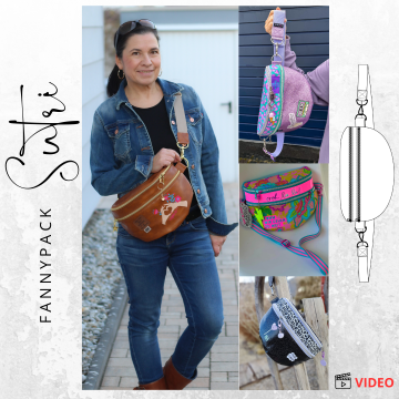 E-book drei eM's Fannypack Sutri + Video instructie, Duits