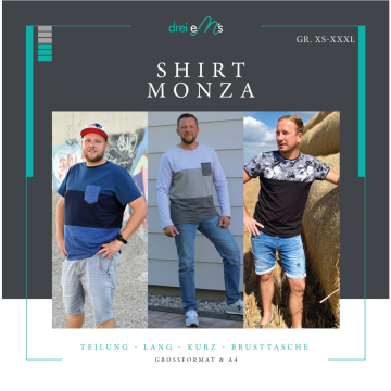 E-Book drei eM's Herenshirt Monza, duits