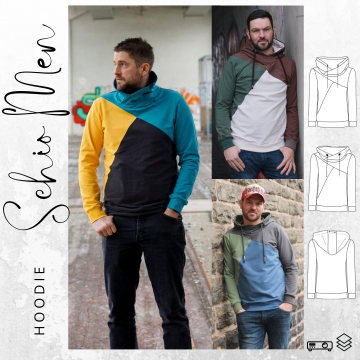 E-Book drei eM's Hoodie Schio Men, duits