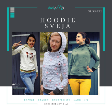 E-Book drei eM's Hoodie Sveja, Duits