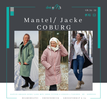 E-Book drei eM's Jacke/Mantel Coburg