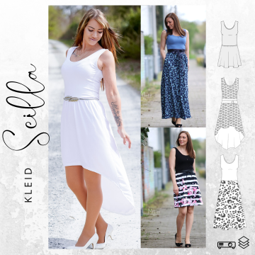 E-Book drei eM's Kleid SCILLA, duits