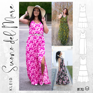 E-Book drei eM's Kleid Suono del Mare