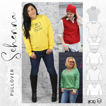 E-book drei eM's Pullunder  Sweater Schenna, Duits