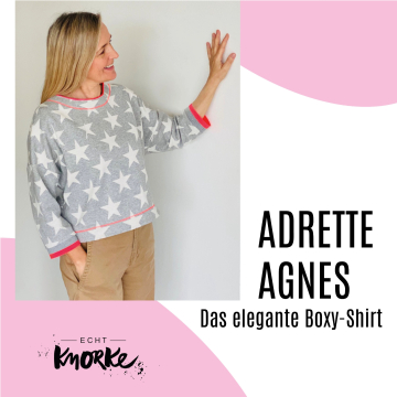 E-Book Echt Knorke Boxy-Shirt Adrette Agnes, duits