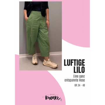 Patron pantalon femme pdf Die luftige Lilo Echt Knorke, en allemand