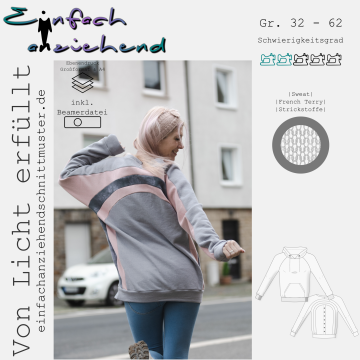E-book Einfach anziehend Dames pullover Von Licht erfüllt, Duits