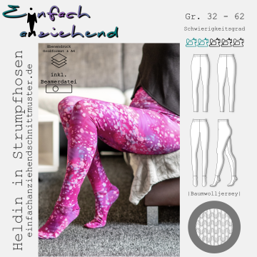 E-book Einfach anziehend Damenstrumpfhose/Leggings Heldin in Strumpfhosen, Duits