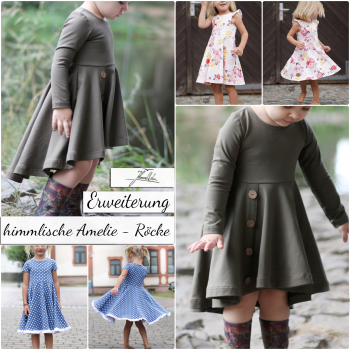 Ebook patron Supplément pour robe enfant Amelie Emmilou, en allemand