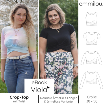 E-book Emmilou. Crop-Top Viola, Duits