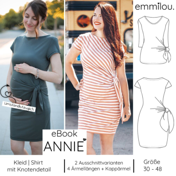 Ebook patron t-shirt/robe femme Annie Emmilou, en allemand