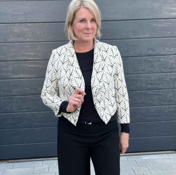 E-Book Erbsünde Damen Jersey Blazer Lilia