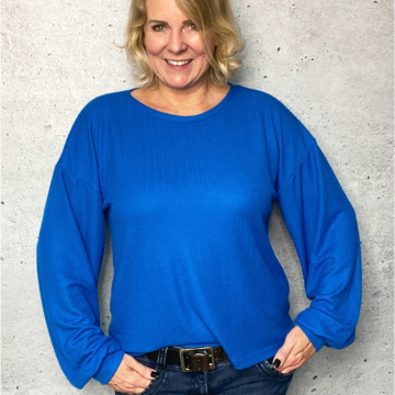 E-Book Erbsünde Dames Jersey-Blouse Castanha, Duits