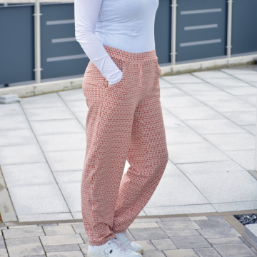 Patron pantalon femme pdf Lorena Erbsünde, en allemand