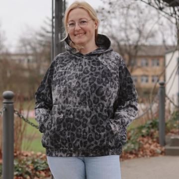 E-book Erbsünde Oversize Raglan Hoodie AVELA, Duits