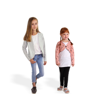 Patron cardigan / bolero enfant pdf Zoe Fadenkäfer, en français
