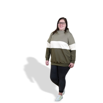 Patron sweat-shirt femme pdf Colorblocking Toni Fadenkäfer, en allemand