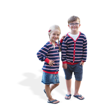 Patron cardigan enfant pdf Kim Fadenkäfer, en allemand
