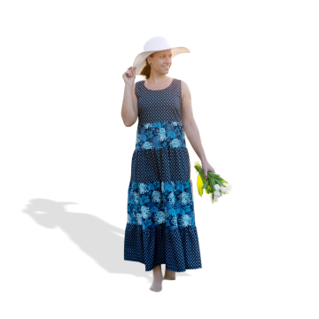 Patron robe femme pdf Fiona Fadenkäfer, en français