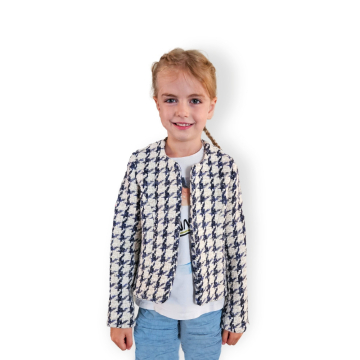 Patron veste enfant pdf Kurzjacke Fadenkäfer, en allemand