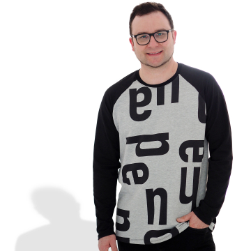 E-Book Fadenkäfer Raglanshirt Men, Duits