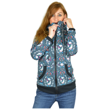 Patron veste sweat femme pdf Fadenkäfer, en français