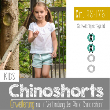 Patron short enfant pdf Chino FeeFeeFashion, en allemand