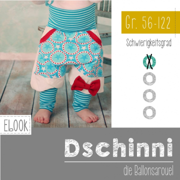 Patron pantalon enfant pdf Dschinni FeeFeeFashion, en allemand