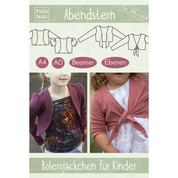 Patron veste bolero enfant pdf Abendstern Firlefanz, en allemand