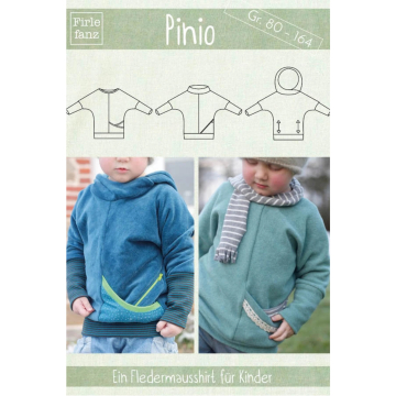 Patron sweat-shirt manches chauve-souris enfant pdf Pinio Firlefanz, en allemand