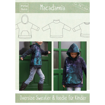Patron sweat-shirt enfant pdf Macadamia Firlefanz, en allemand