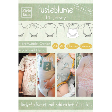 E-Book Firlefanz Pusteblume for Jersey - Body-Baukasten, duits