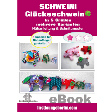 E-Book Firstlounge Berlin Schweini Glücksschwein, duits