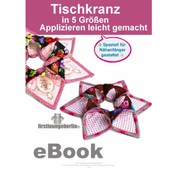 Patron couronne de table pdf Firstlounge Berlin, en allemand