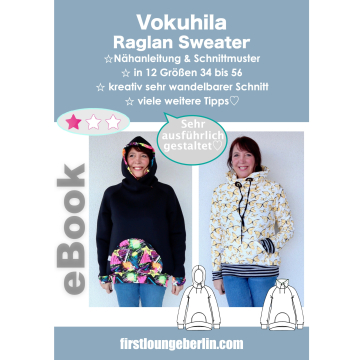 E-Book Firstlounge Berlin Vokuhila Damen Sweater, duits