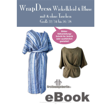 Patron robe femme pdf Wrap Firstlounge Berlin, en allemand