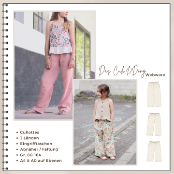 E-Book Four Chapter Das Cuh(l)-Ding Culotte-Hose Kids
