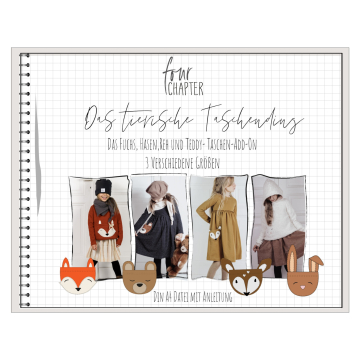 Patron Supplément poches Das tierische Taschending pdf Four Chapter, en allemand
