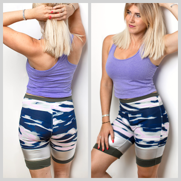Patron short legging court femme pdf Jill Hanna Louise, en allemand