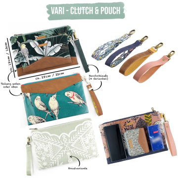 E-Book Hansedelli Clutch & Pouch Vari, duits