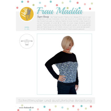 E-Book Hedi näht Fledermausshirt Frau Madita, duits