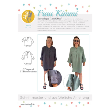 E-Book Hedi näht Kleid/Schlupfbluse Frau Kimmi