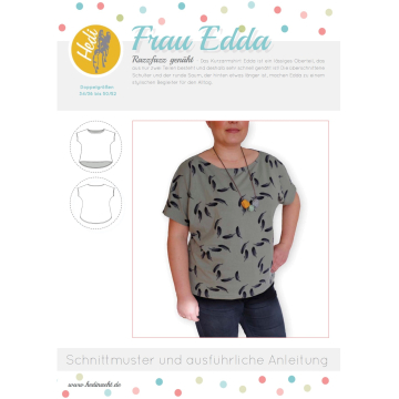 E-Book Hedi näht Kurzarmshirt Frau Edda, duits