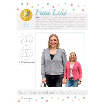 E-Book Hedi näht Strickjacke Frau Lexi, duits