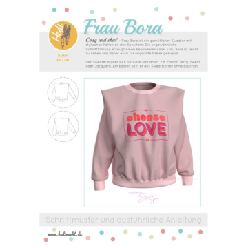 E-book Hedi näht Sweater Frau Bora, Duits