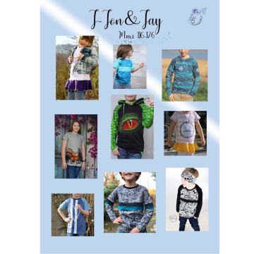 E-Book J&J Fadentanz Kinder-Basic Raglanshirt J-Jon & Jay Maxi