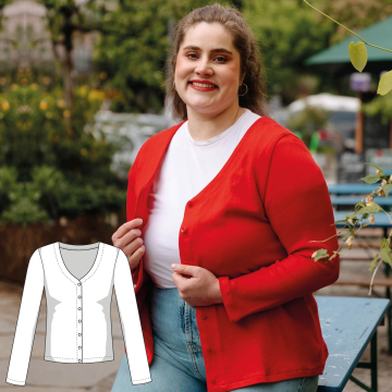 E-Book JULIANA MARTEJEVS Cardigan Langarm