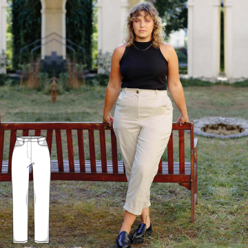E-book JULIANA MARTEJEVS Chino Broek Nicki, Duits/Engels