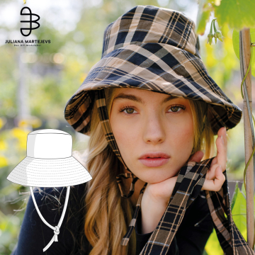 E-book JULIANA MARTEJEVS Fischerhut Bucket Hat, Duits