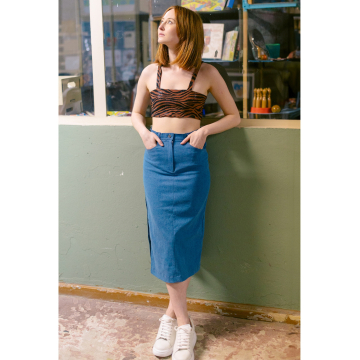 E-Book JULIANA MARTEJEVS Jeansrock High Waist